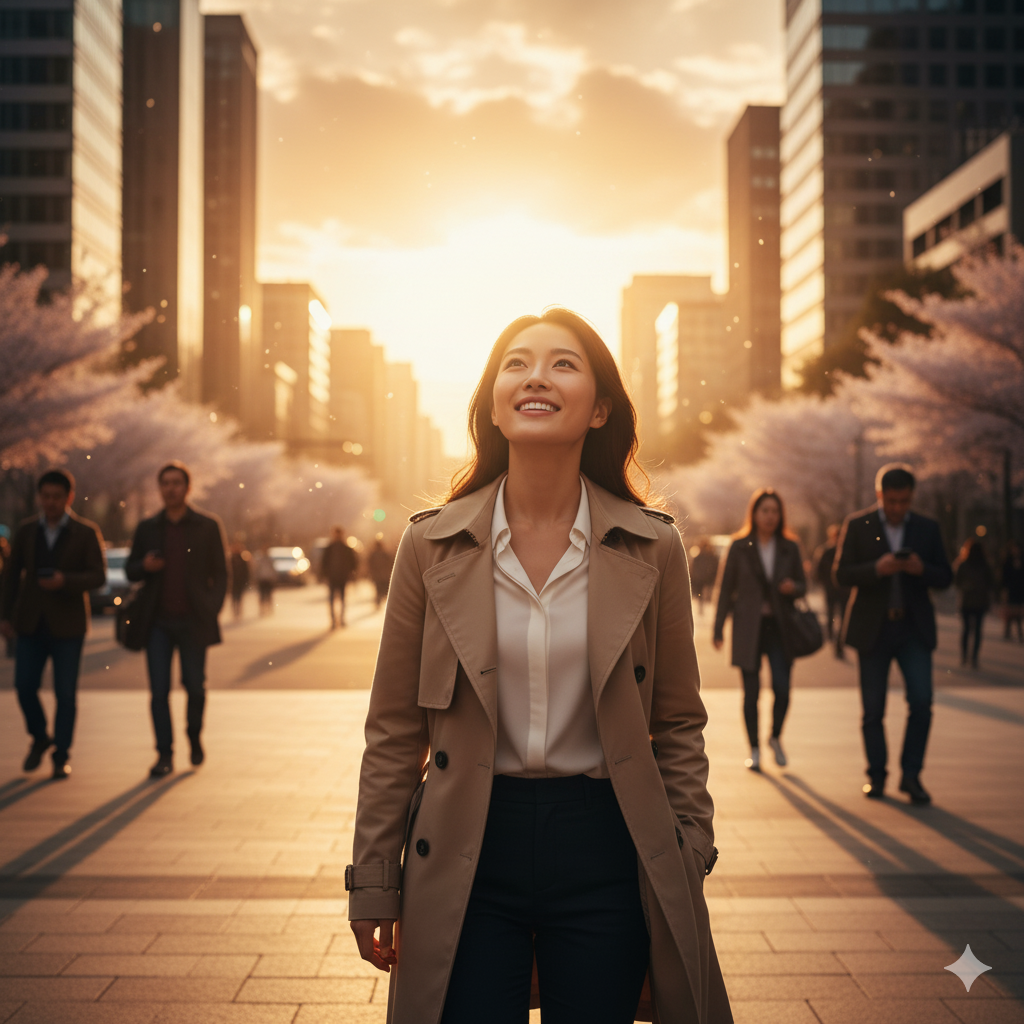 퇴근 길의 금빛