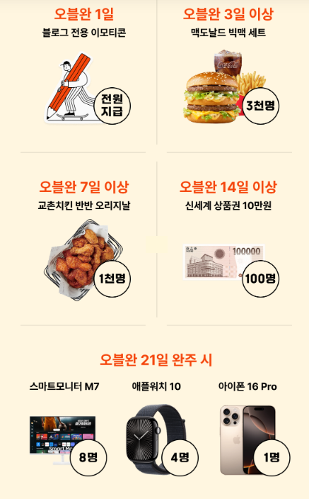 티스토리 글쓰기 챌린지 경품