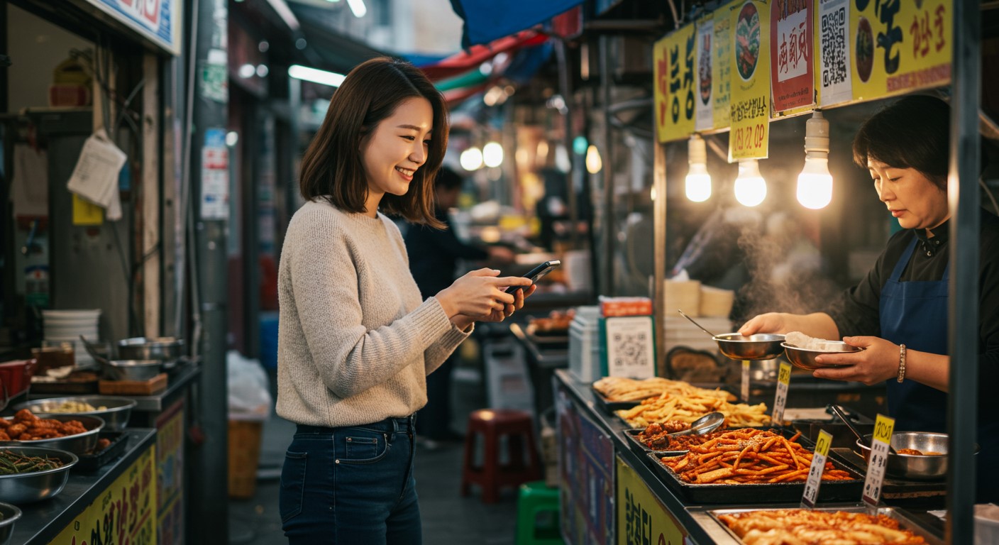 전통시장 스마트하게 이용하는 법, 온누리상품권 앱 사용법 공개 ppt