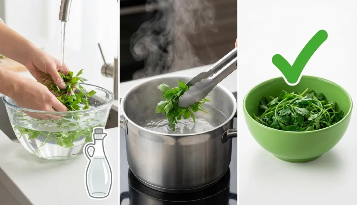 봄나물 3회 세척법 및 독성 제거를 위한 올바른 데치기 체크리스트 가이드