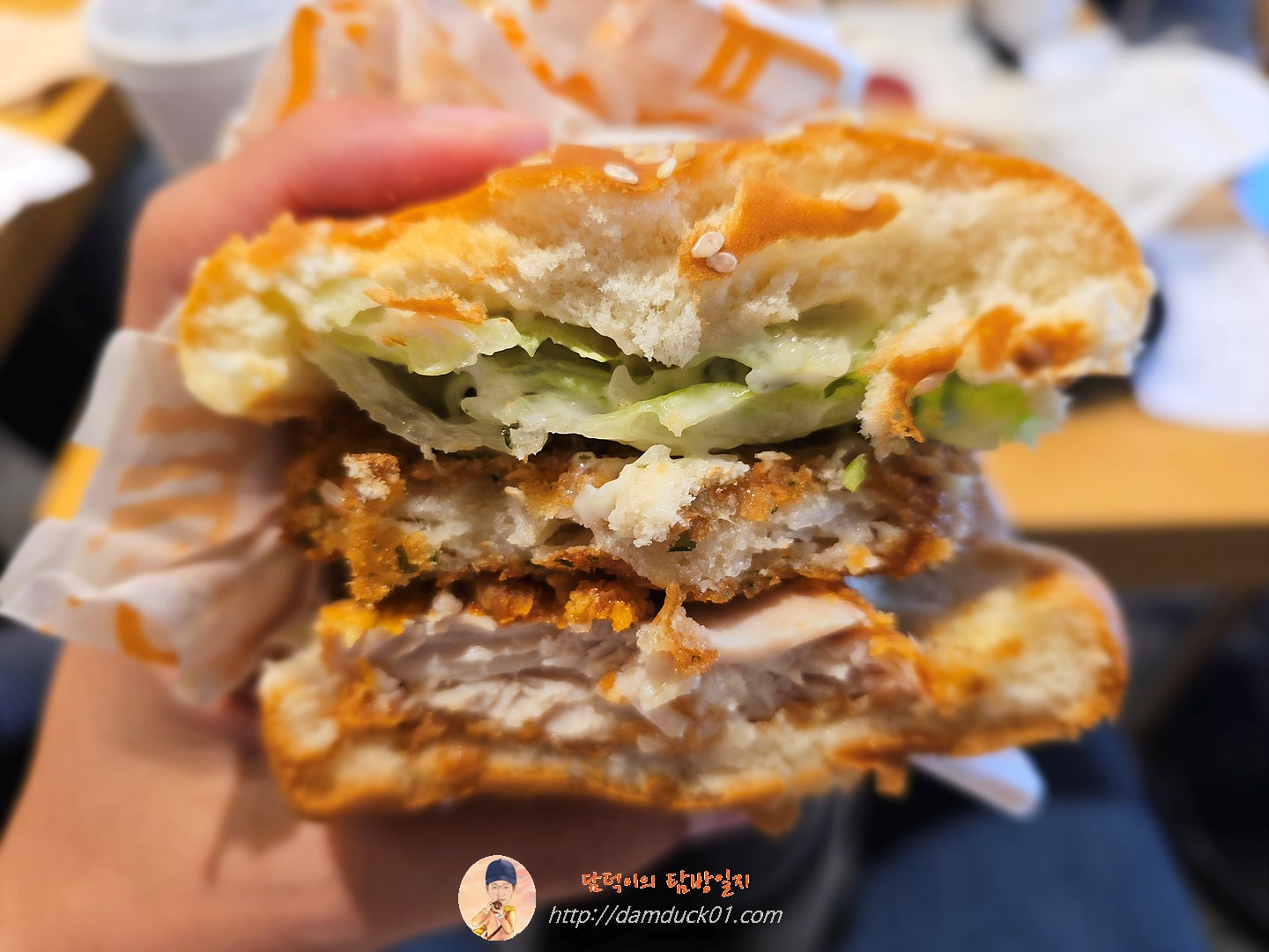 쉬림프싸이플렉스 버거