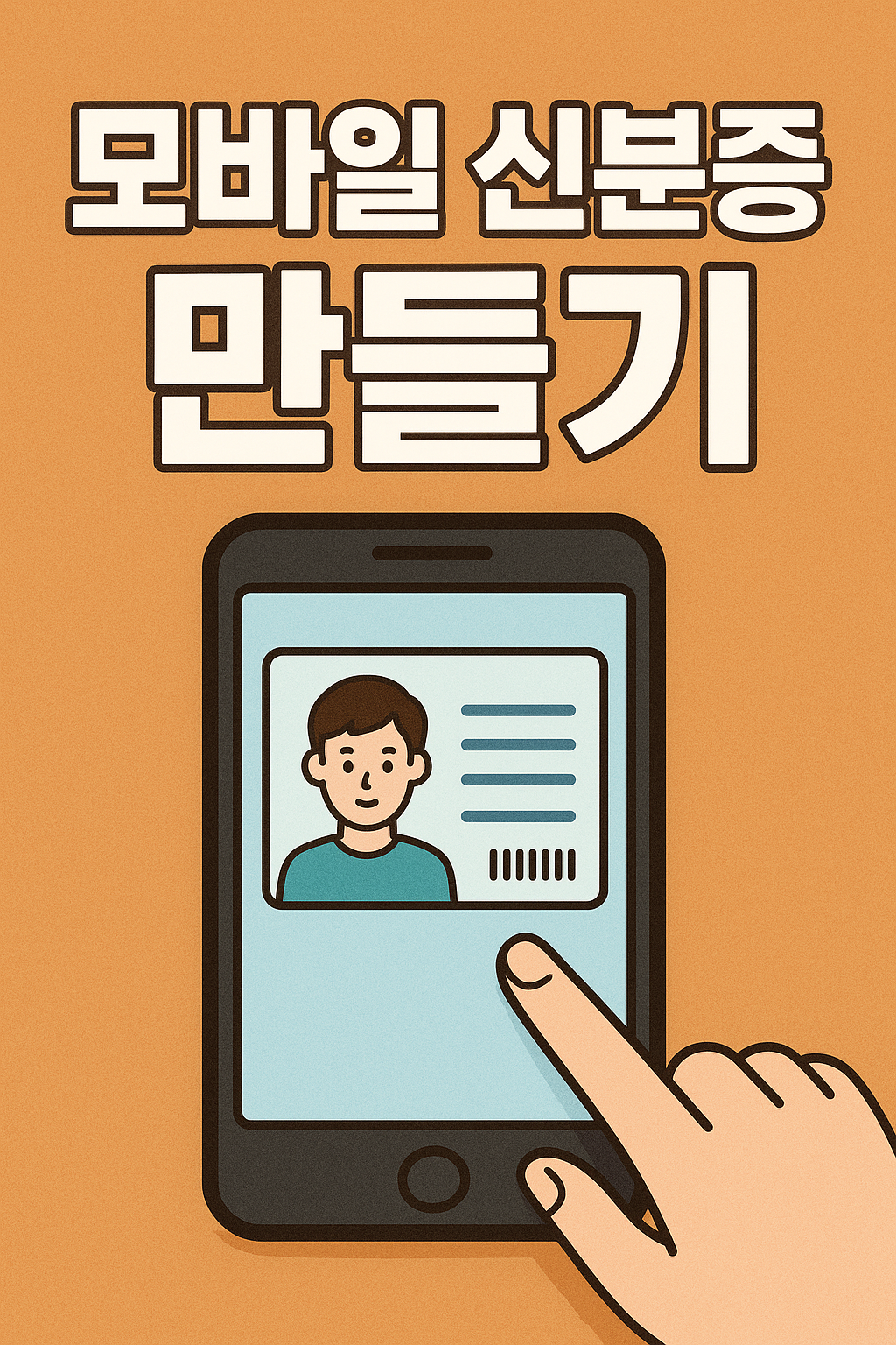 모바일 신분증 만들기 사진