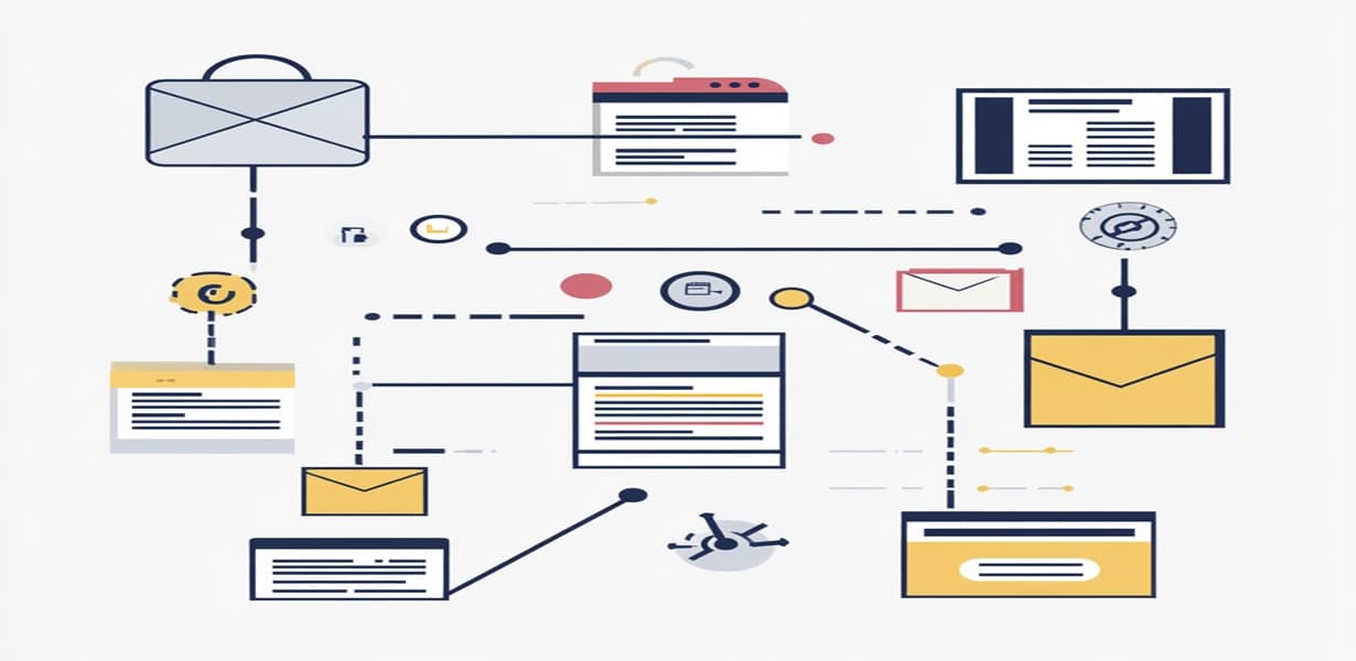 뉴스레터 콘텐츠 포맷과 발송 일정을 보여주는 인포그래픽 – 인사이트, 실전 전략, CTA 흐름