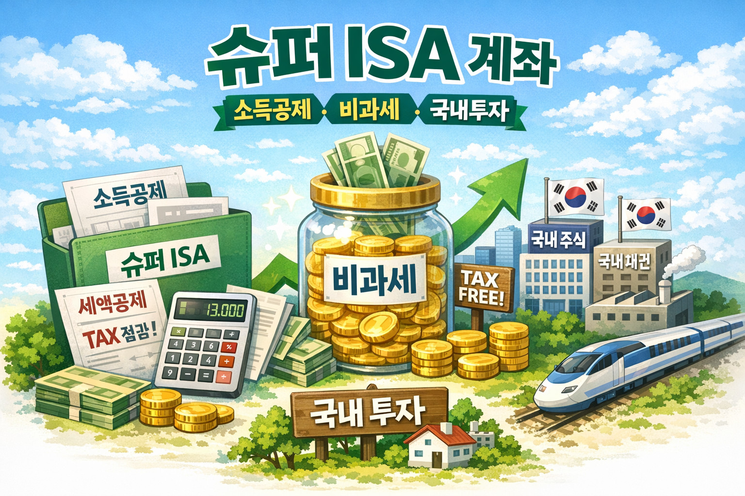 슈퍼 ISA 계좌 (소득공제, 비과세, 국내투자).png
