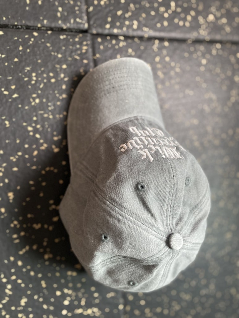 윅(wick) Gothic Executive club 스톤워시드 볼캡 그레이