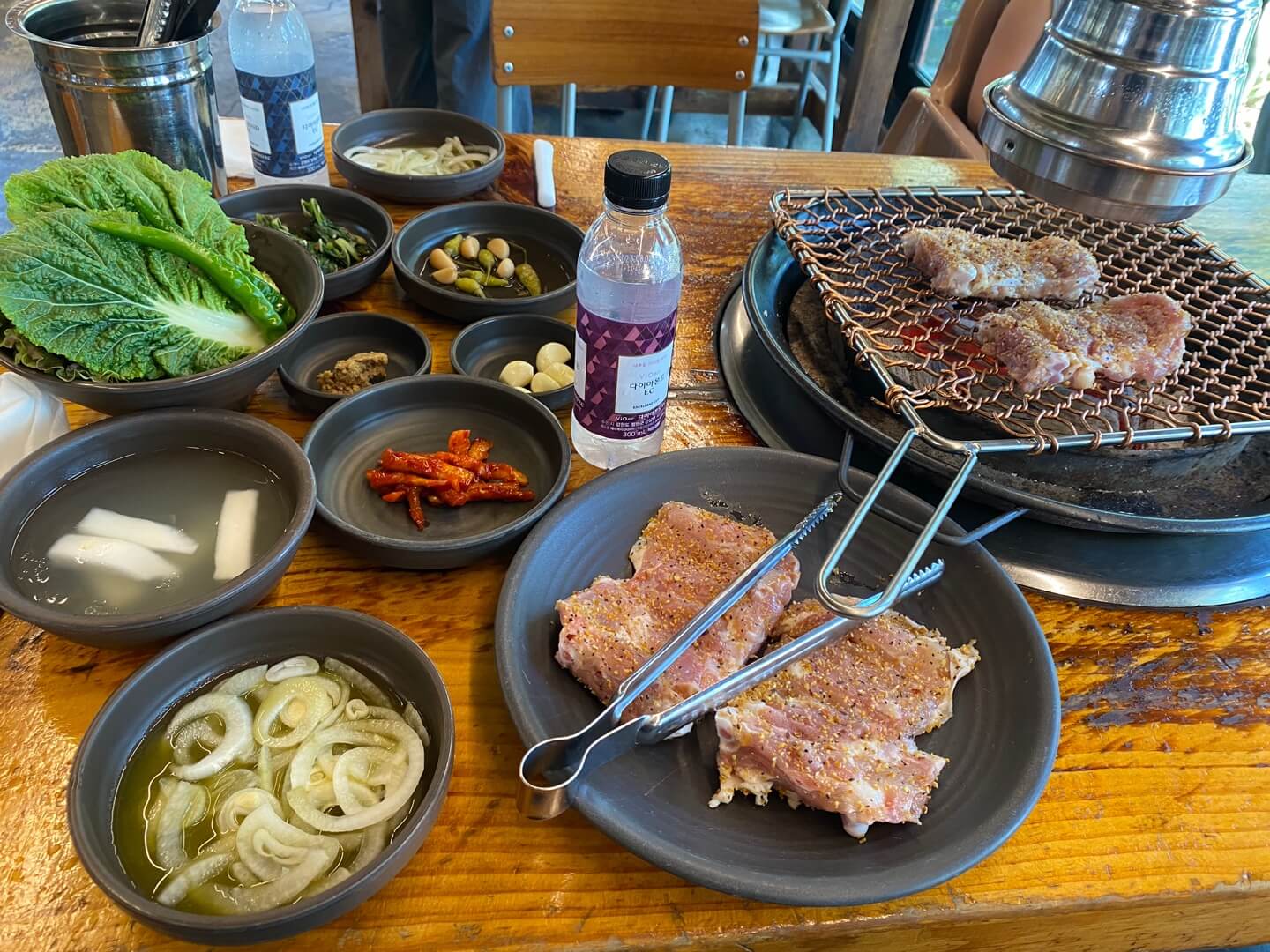 춘천 토담숯불닭갈비 소금구이