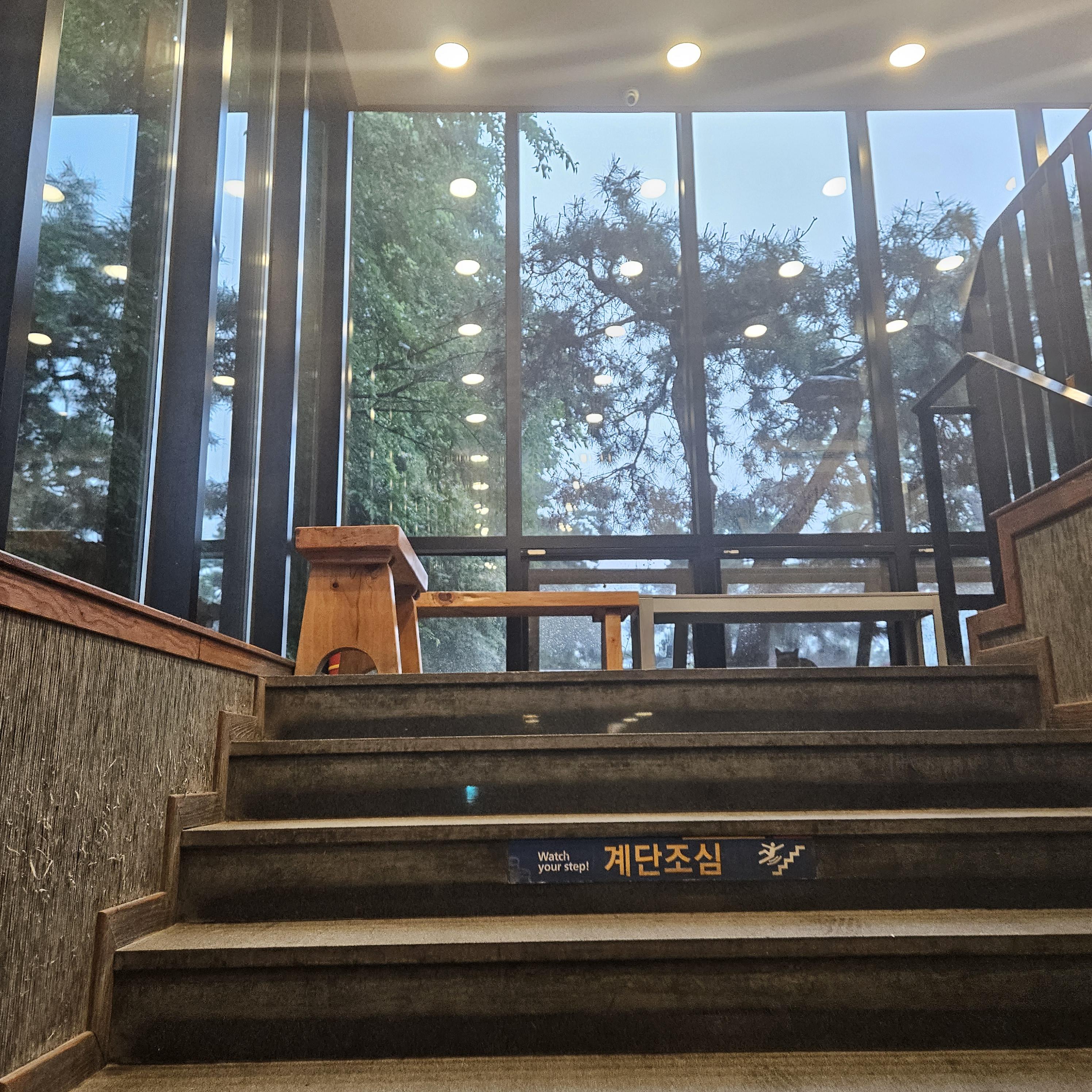 디안만두전골 계단