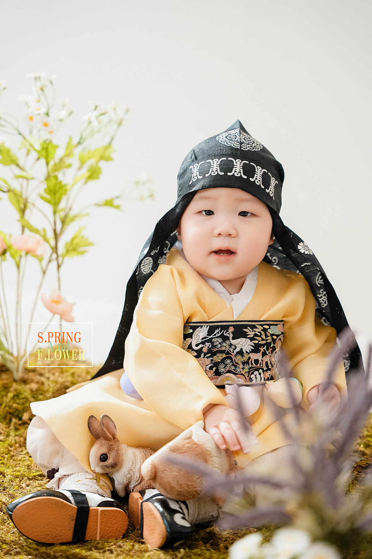 돌 기념 스튜디오 촬영 본