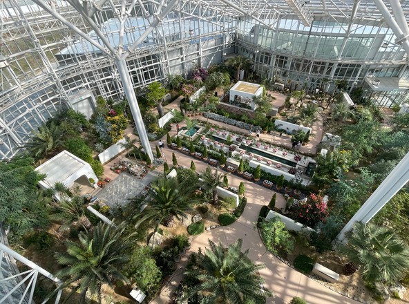 국립세종수목원 사계절 전시온실 지중해온실 전경