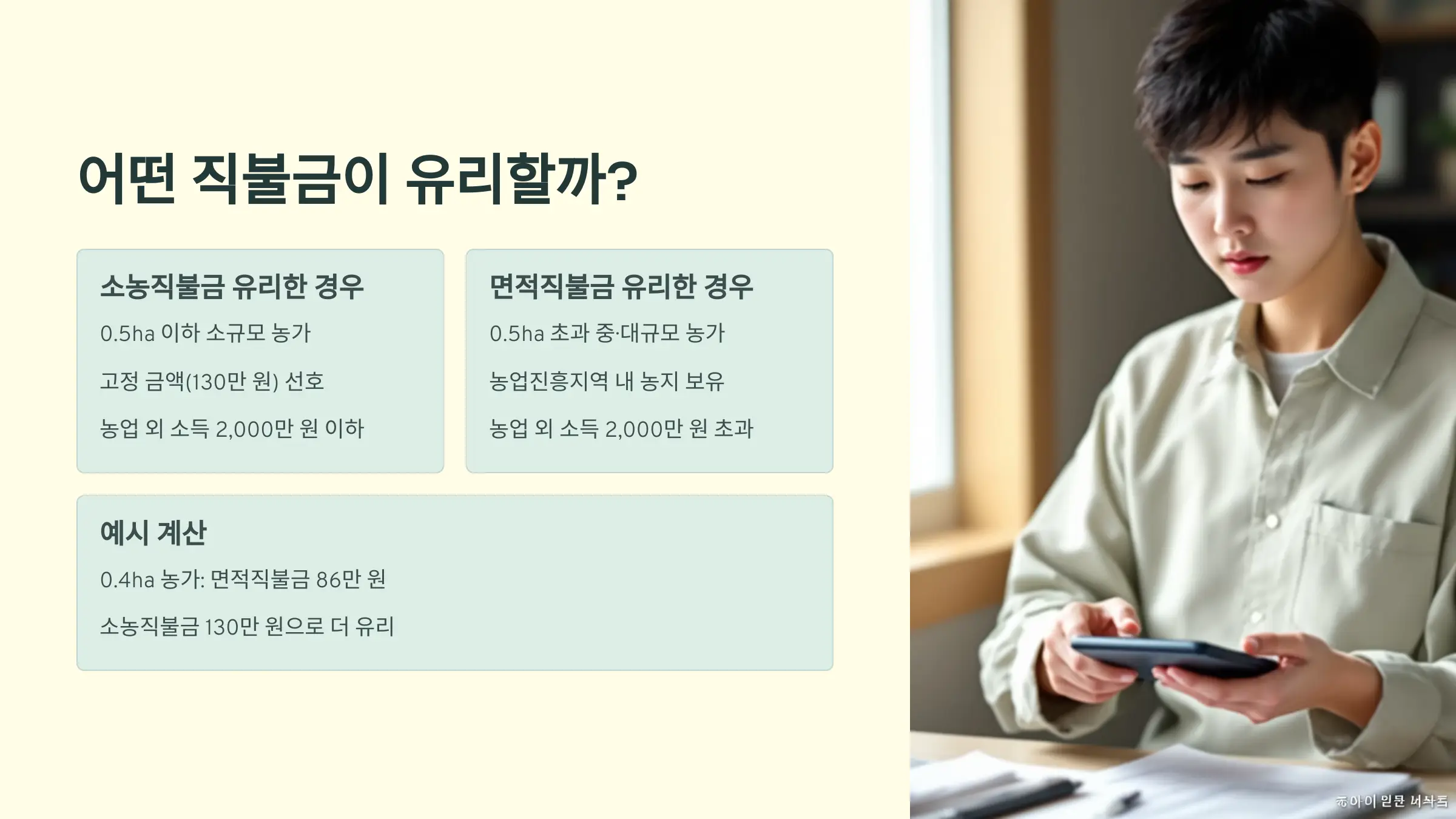 공익 직불금 신청방법, 자격조건, 지급 절차, 지급일, 필요 서류, 소농직불금, 면적직불금