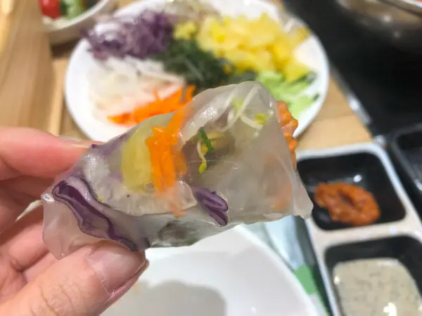 월남쌈 한 쌈