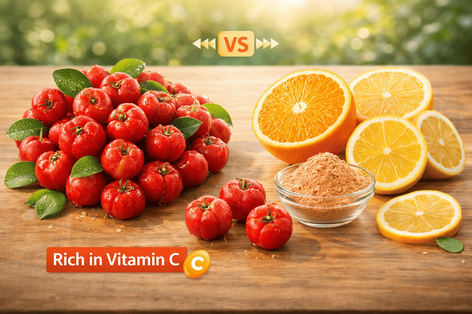 아세로라의 비타민C 함량과 영양 특징