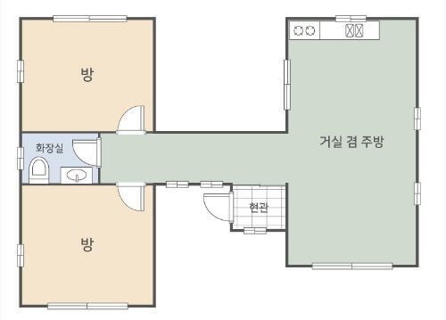 칼봉산자연휴양림 12인실배치도