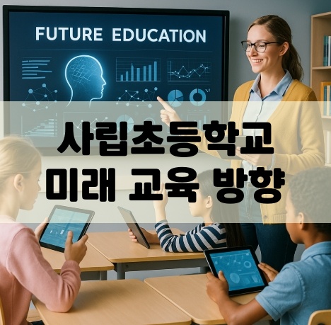 사립초등학교의 미래 교육 방향 관련 사진