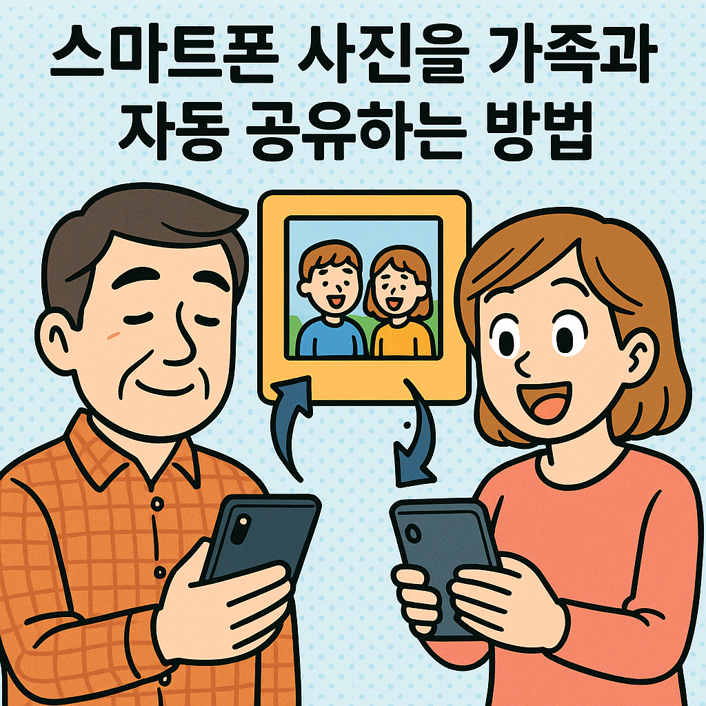스마트폰 사진을 가족과 자동 공유하는 가장 쉬운 방법