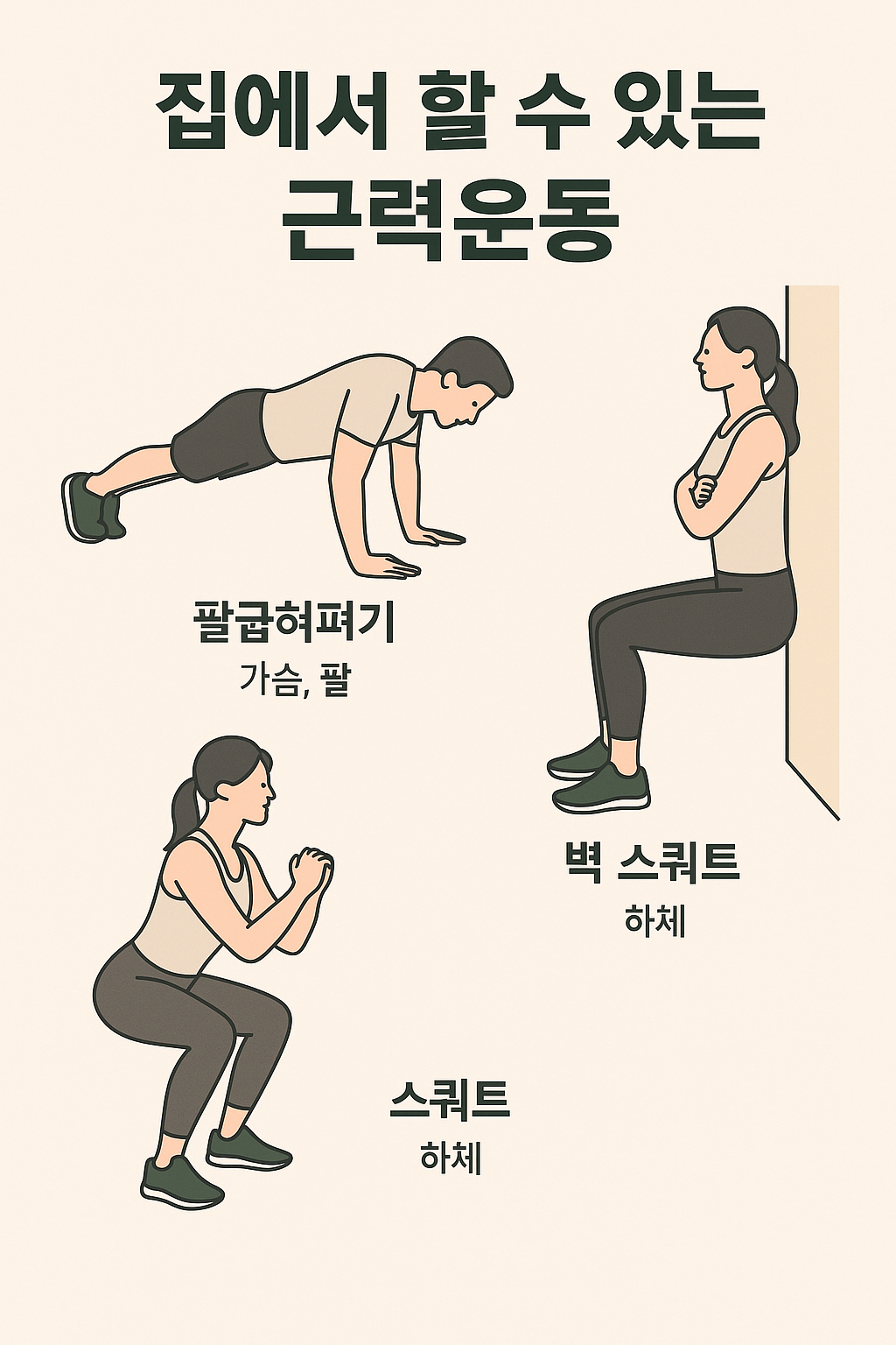 집에서 할 수 있는 근력운동