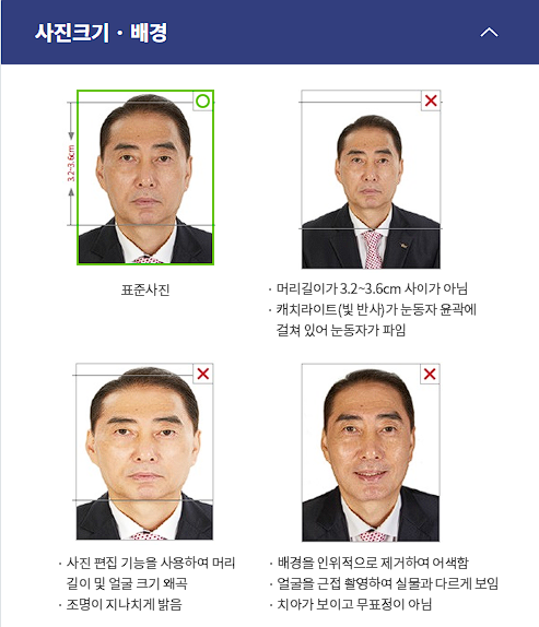 여권사진 규정