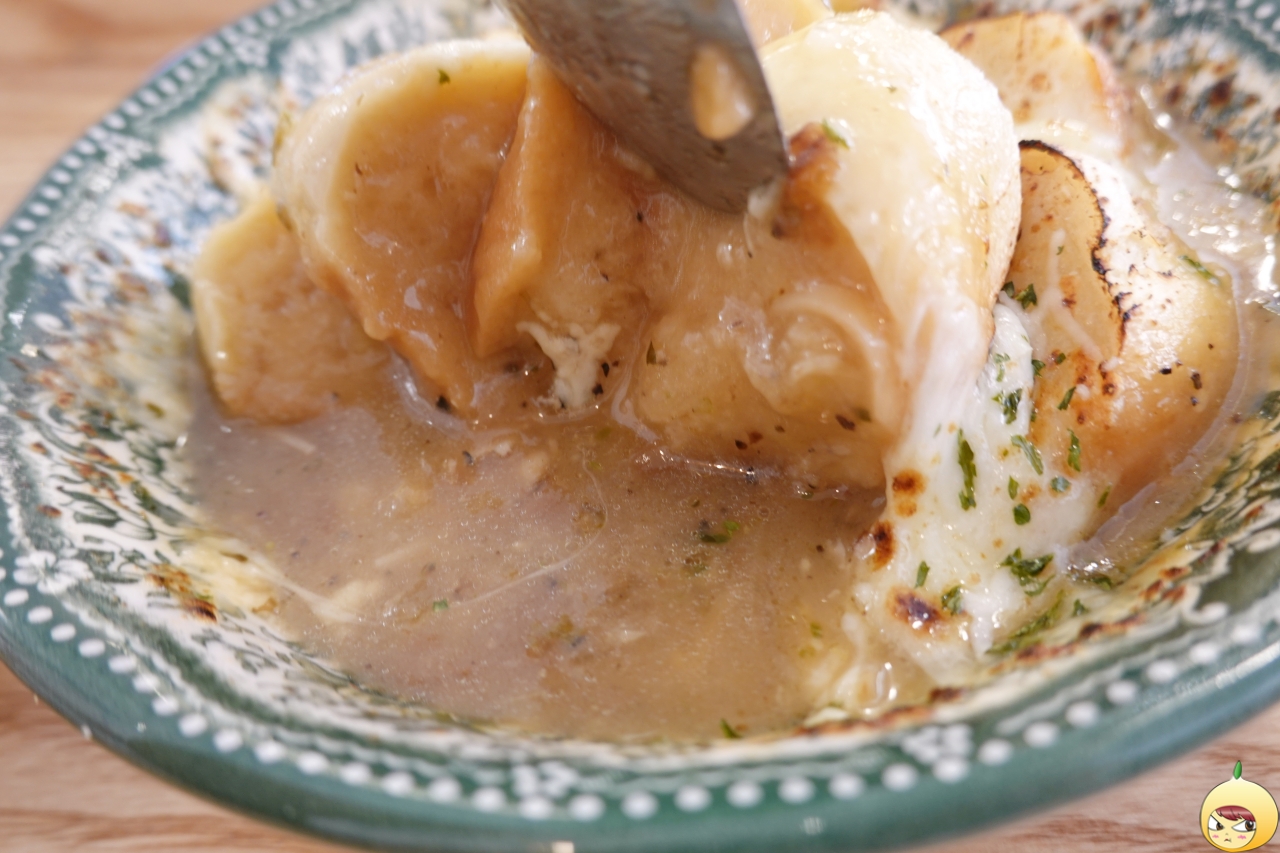 풍미 작살 어니언수프의