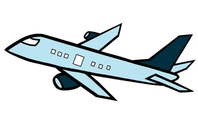 하늘을 날고 있는 여객기