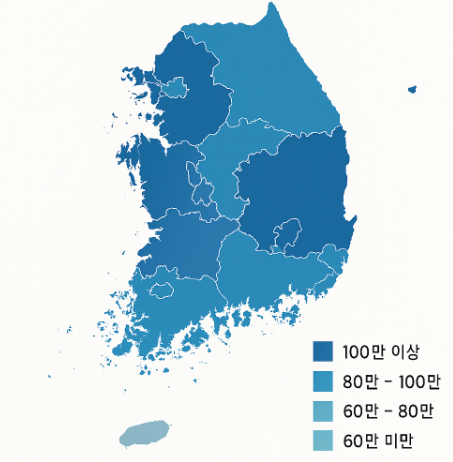 지역별 종합소득세 신고현황 관련 이미지