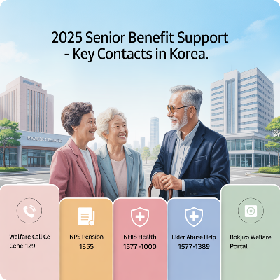 65세 이상 노인(고령자) 혜택 지원금 이미지