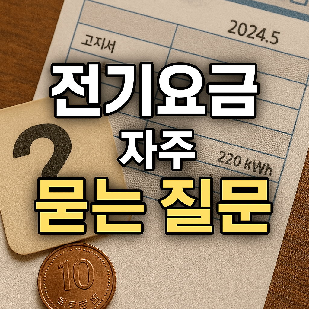 전기요금 자주묻는 질문