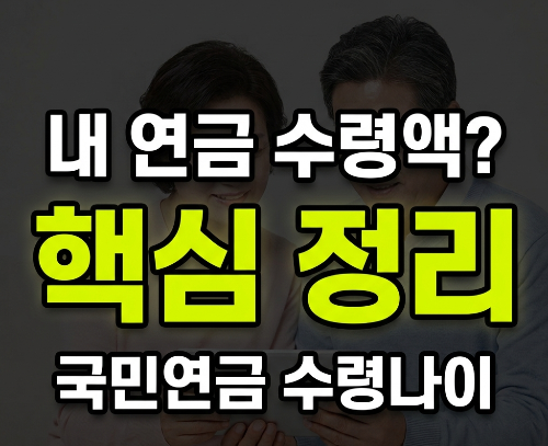 국민연금 예상수령액 지금 확인하세요! &ldquo;나는 매달 얼마 받을까?&rdquo; 수령나이&middot;조기수령&middot;납부액까지 한눈에