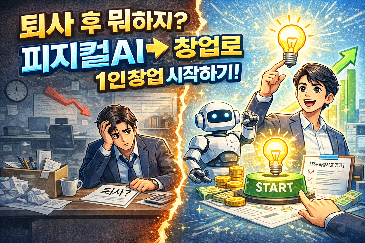 “퇴사 후 뭐하지?” 피지컬AI로 시작하는 1인 창업 현실 아이템