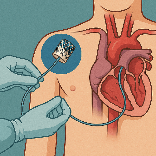 TAVI 수술 시술 장면