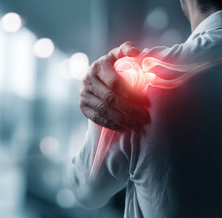 어깨통증 심한 해부학적 이미지