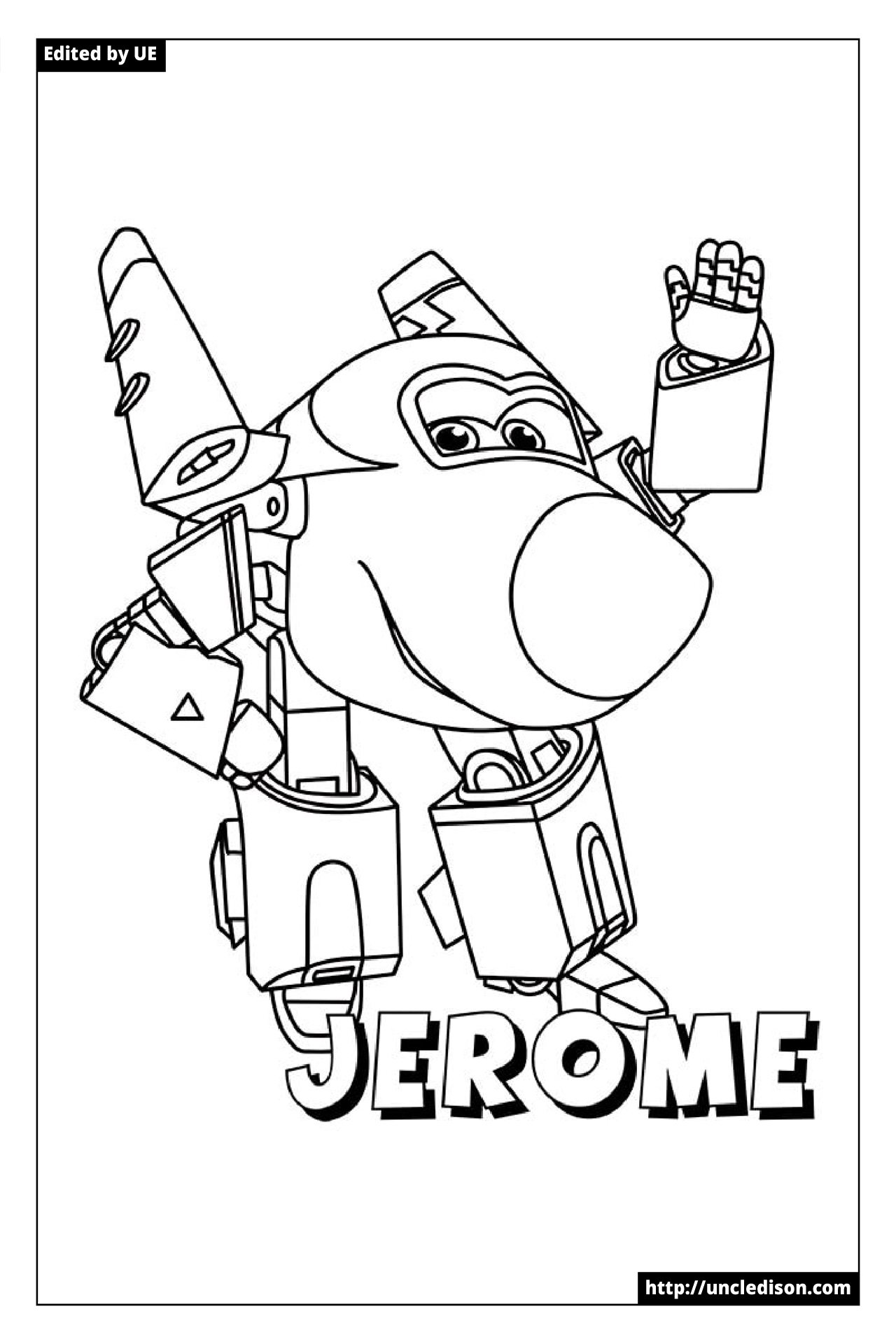 슈퍼윙스 색칠공부 도안