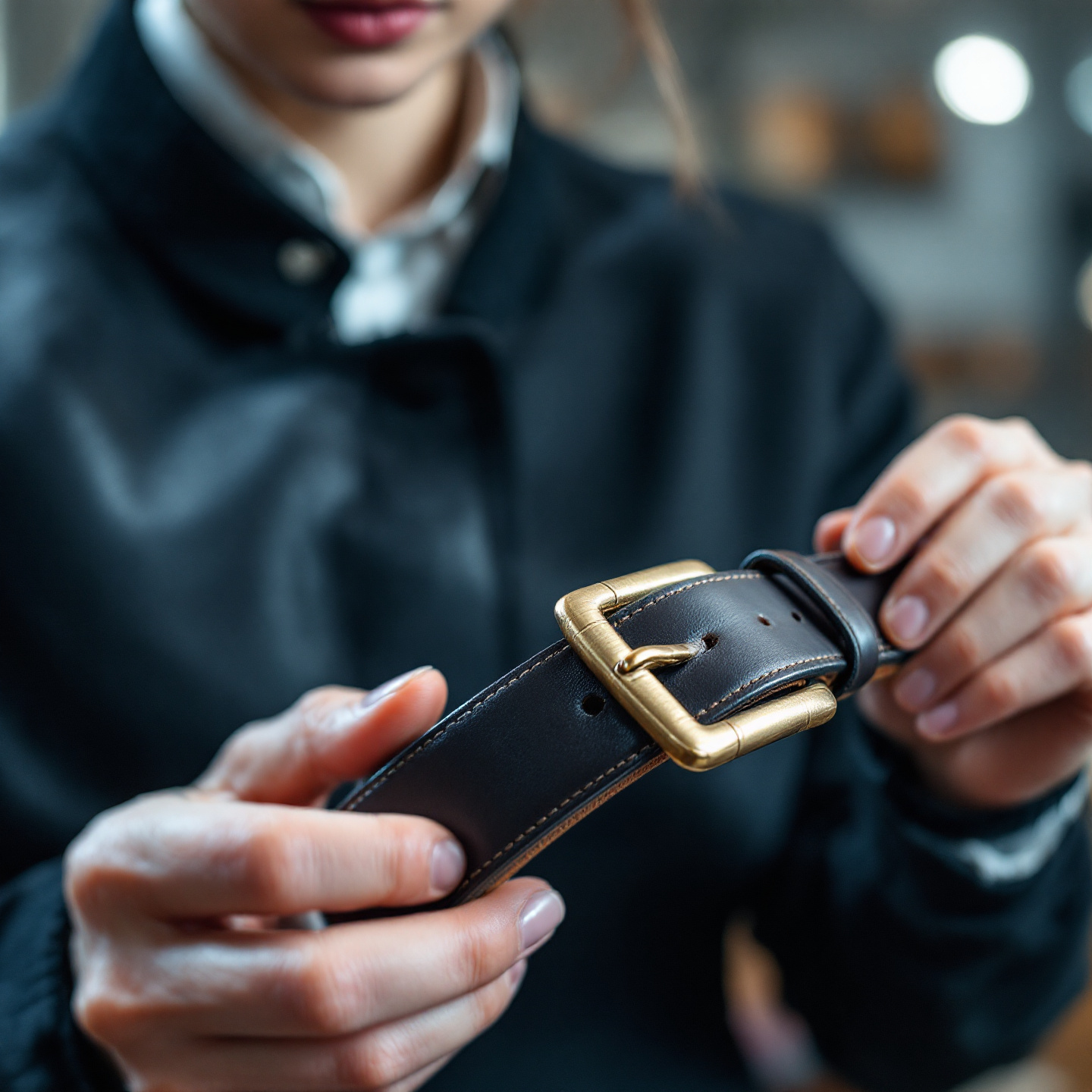 명품 벨트 스타일링