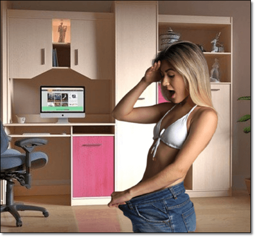 다이어트중인 여성