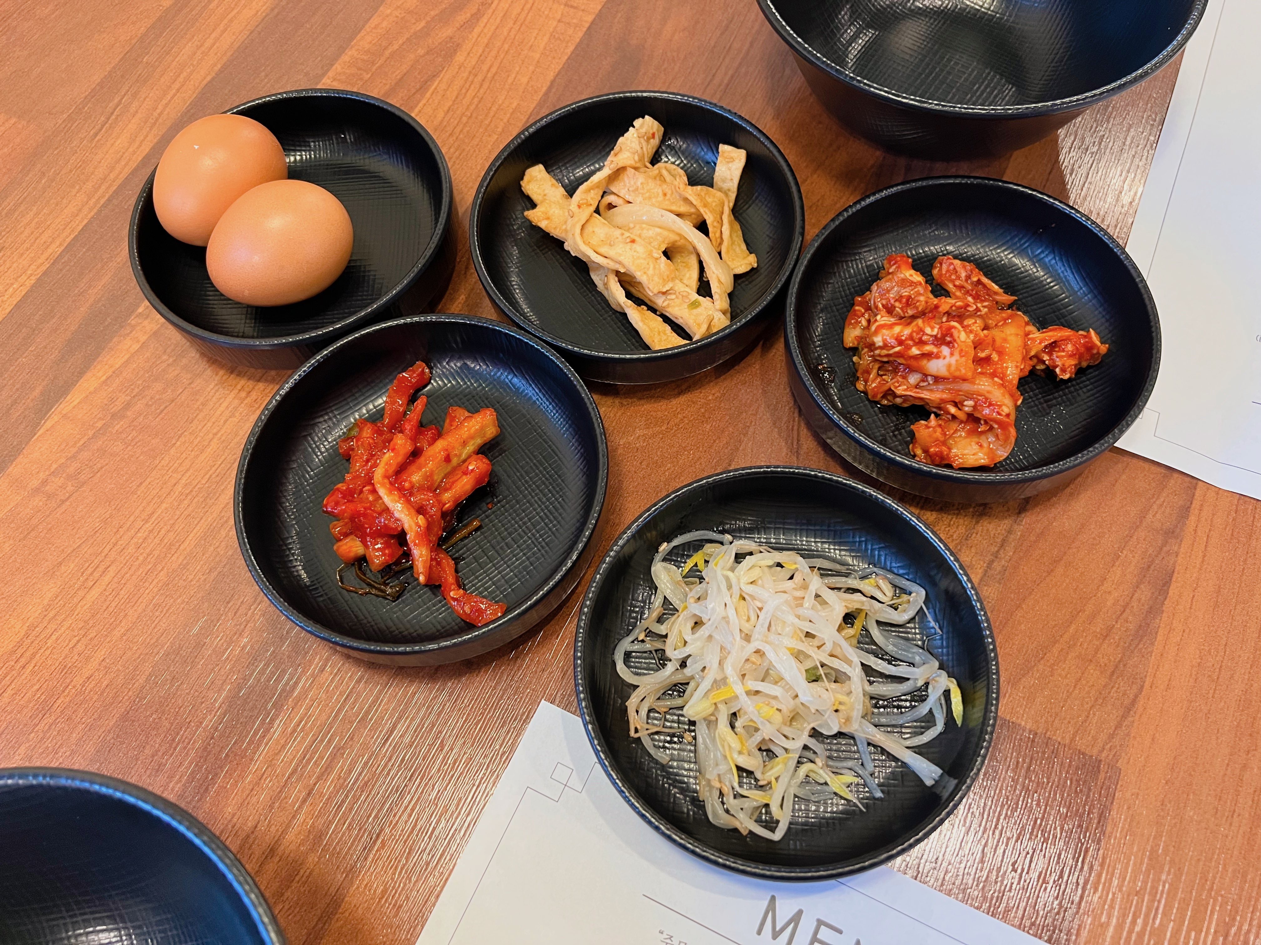 장성 초동순두부 밑반찬