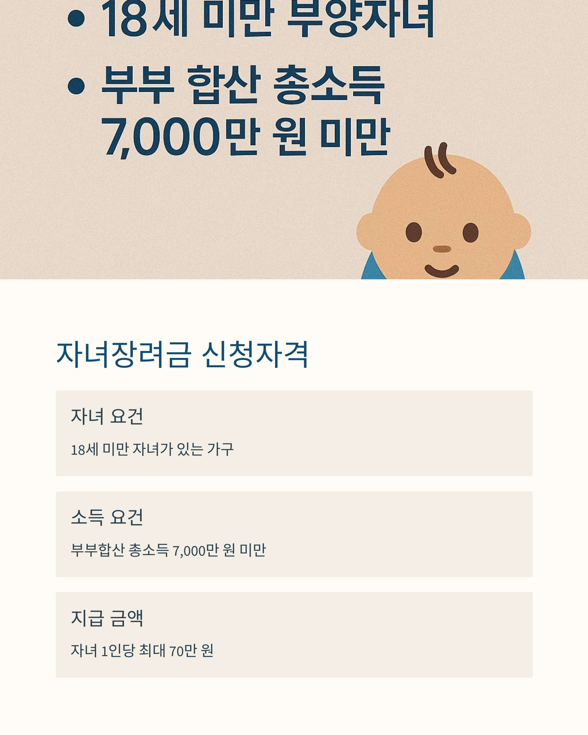 근로·자녀장려금의 신청 자격