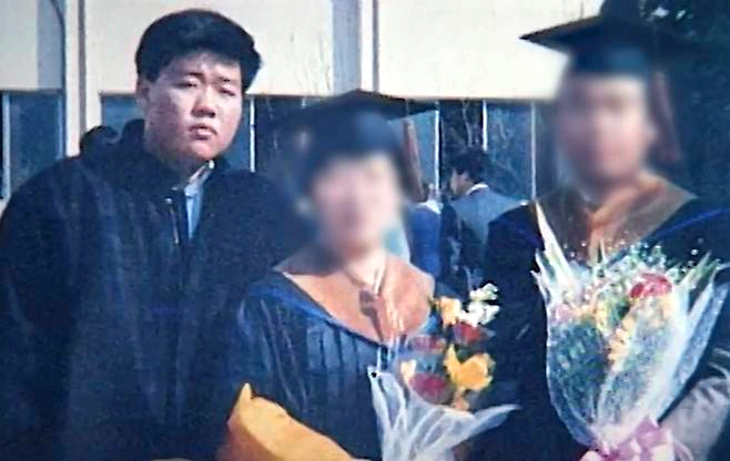 사건 발생 전 큰아들 박한상과 부모.