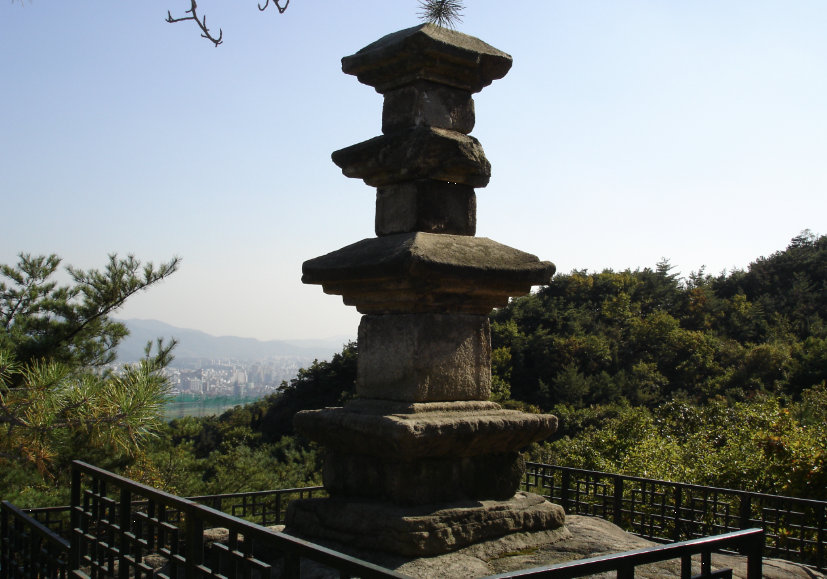 아차산 3층 석탑 이미지