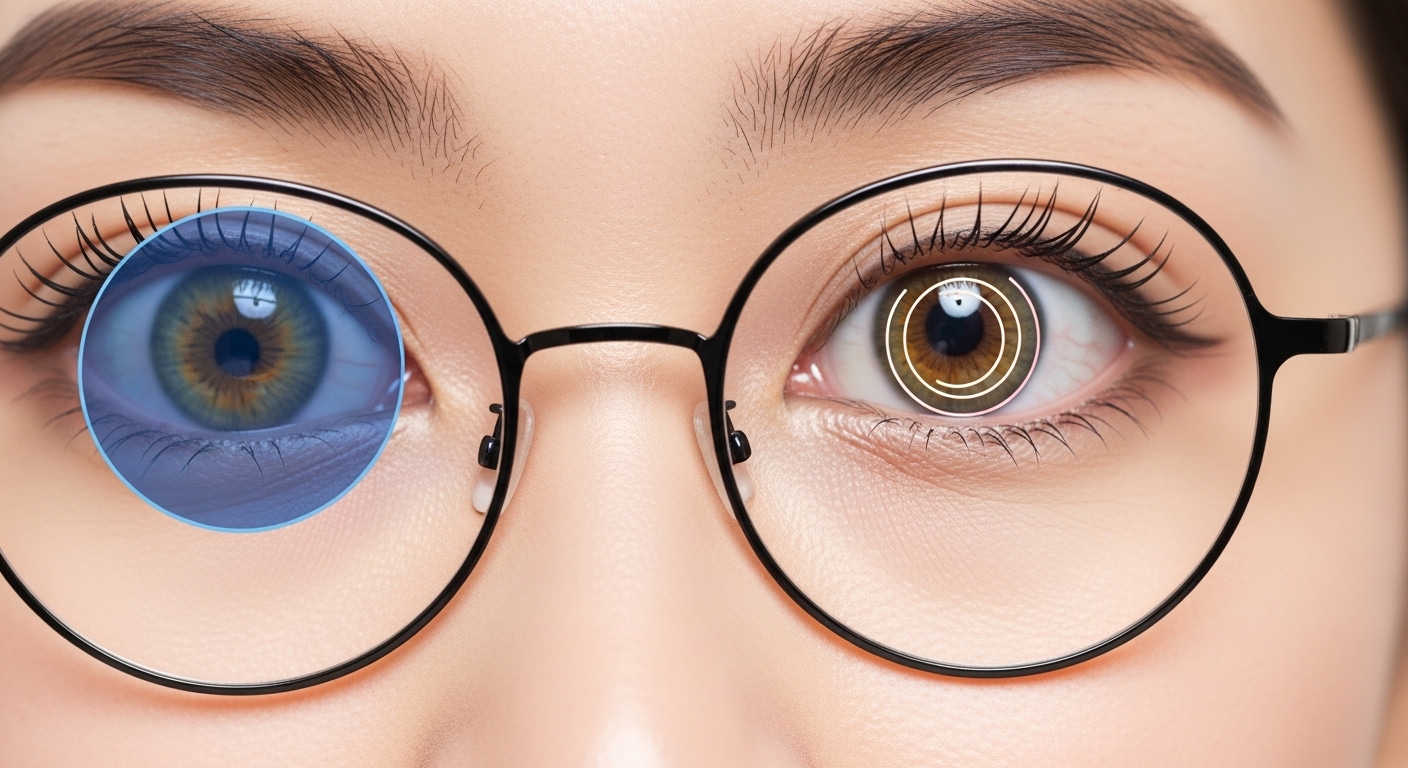 각막 이상으로 인한 흐림 증상