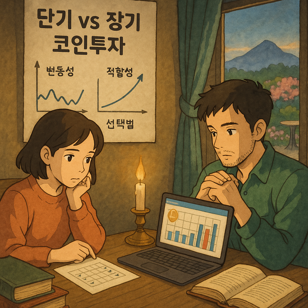 알트코인 vs 비트코인 투자 (가치, 리스크, 활용)하는 사진