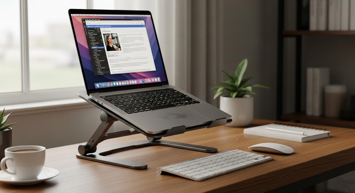 거치각도 노트북 거치대 1달 사용 후기