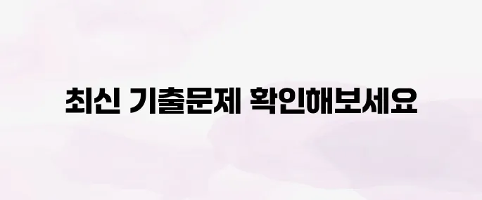 요양보호사 기출문제 다운로드 (2025년)