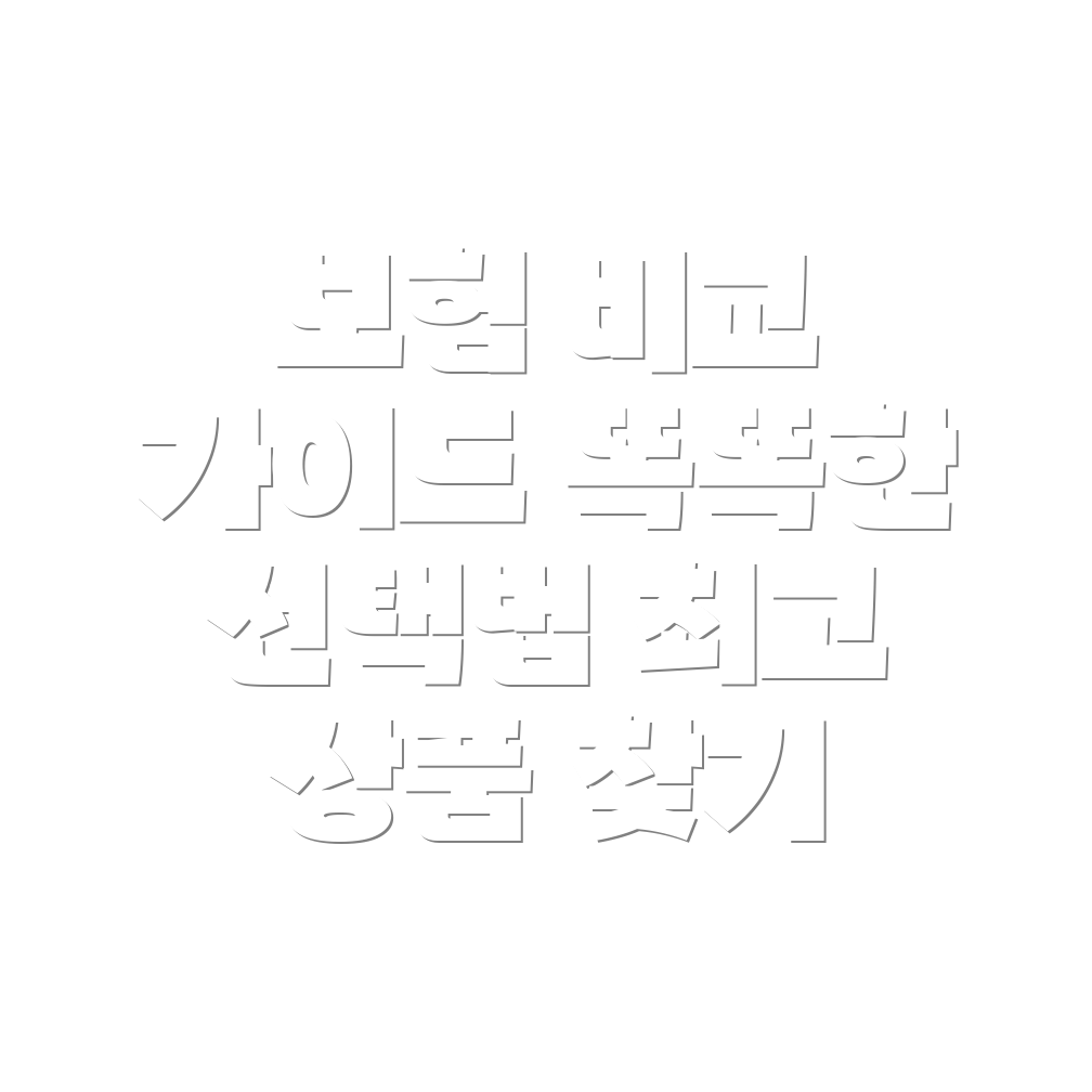 다이렉트 자동차보험 순위 비교