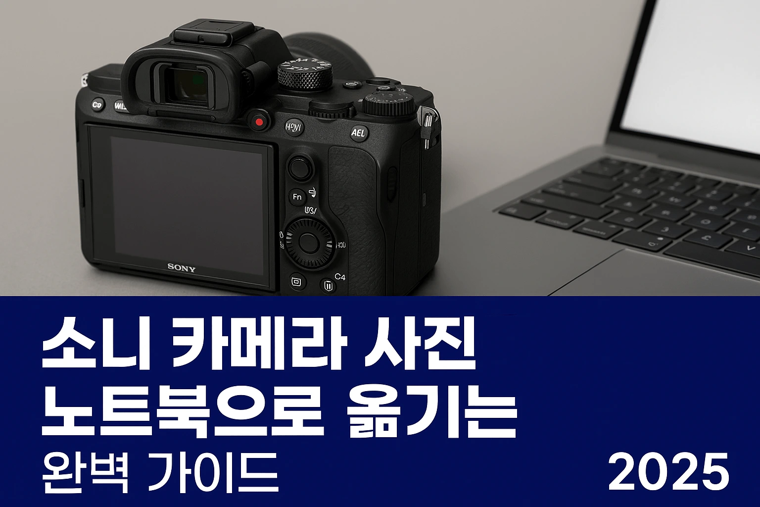 소니 카메라 사진 노트북으로 옮기는 가이드 2025