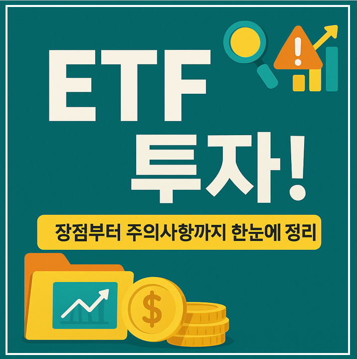 ETF 투자, 장점, 주의사항 이미지