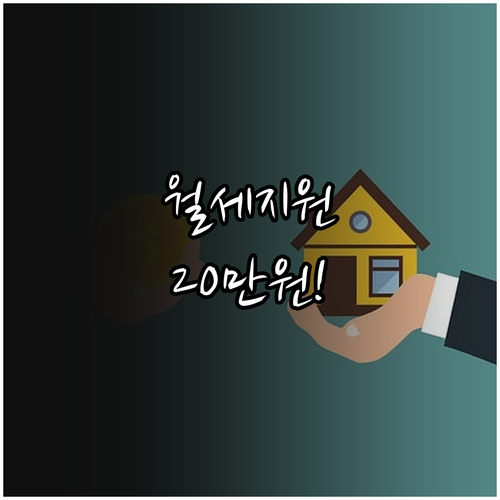신안군 거주 청년이라면 월세 20만원..