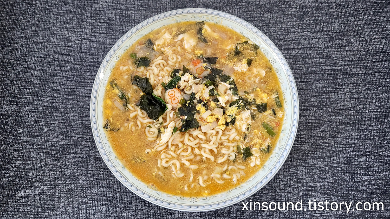 너구리 대파라면