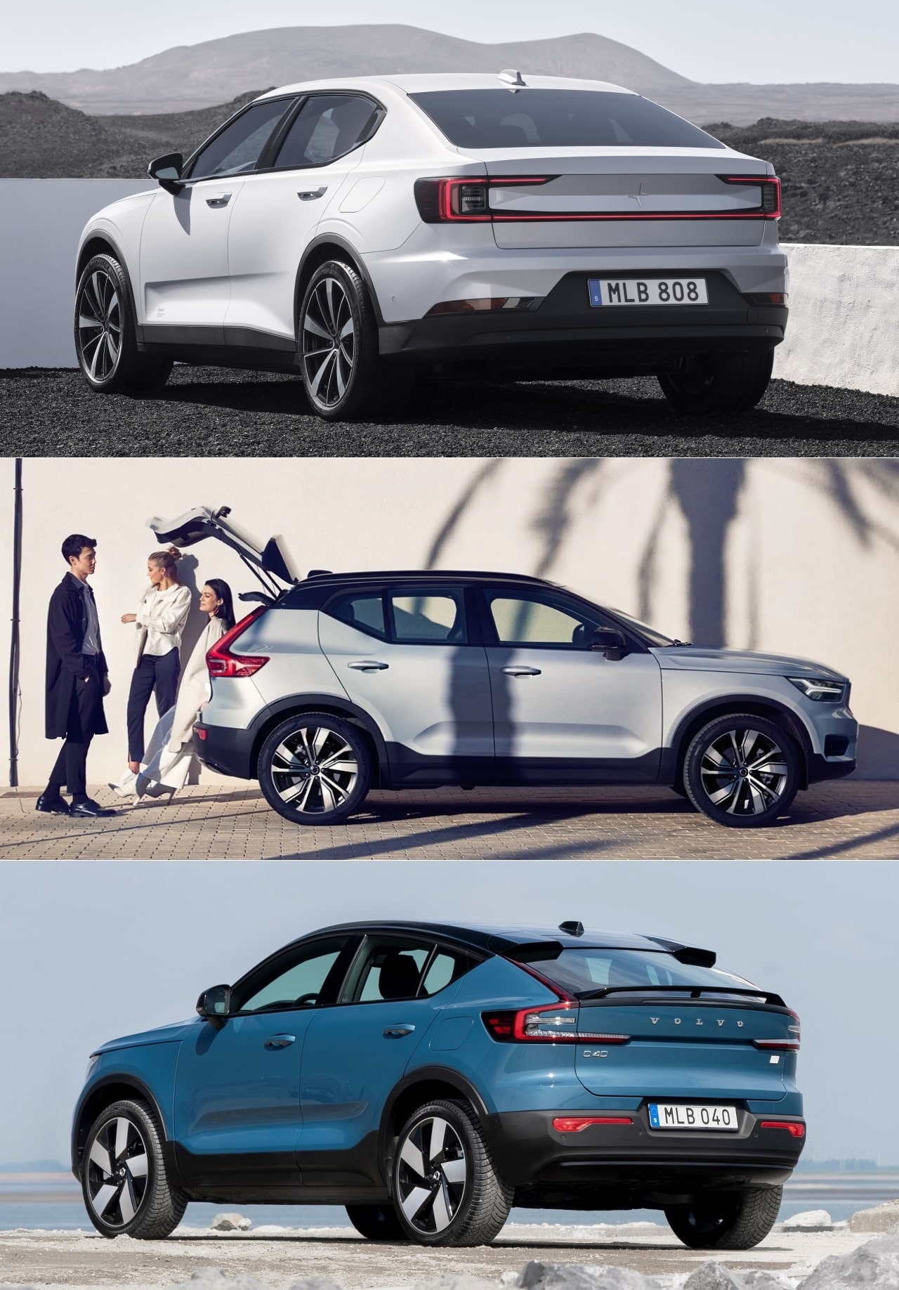 폴스타 2, XC40 리차지, C40 리차지 중 무얼 고를까요?