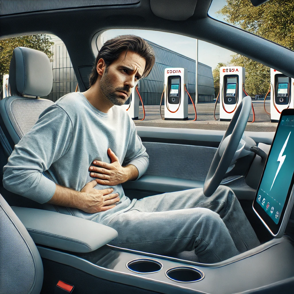 전기차를 탔을 때 멀미가 나는 경우