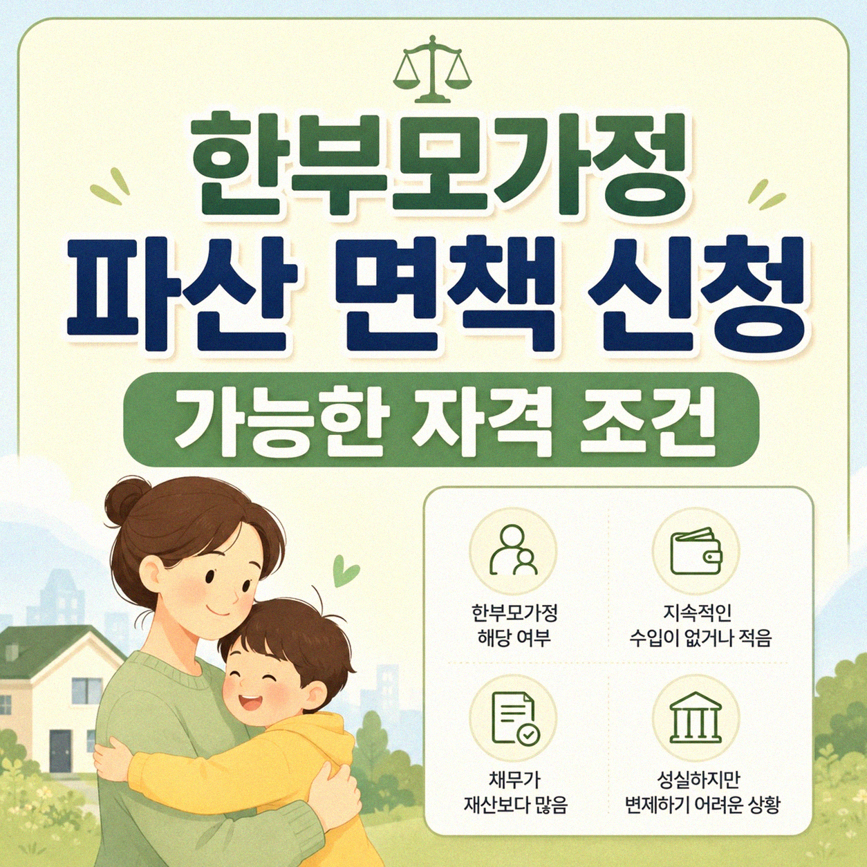 한부모 가정 파산 면책, 2년 경험으로 알아본 혜택