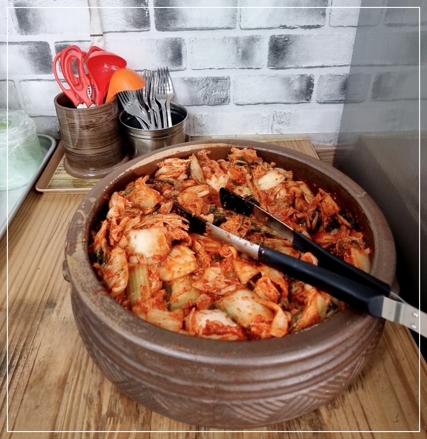 칼국수 기본 반찬 김치